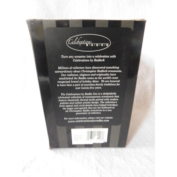 Celebrations by Radko  Glass Ornament   Santa With A Puppy   NEW - Picture 4 of 10